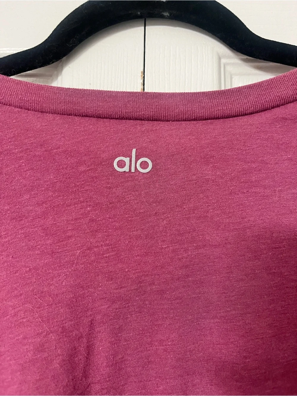 ALO Yoga Mauve Crop Tee
